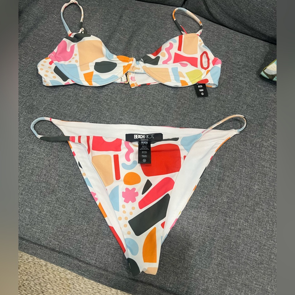 Beach Riot Multicolor Abstract Bikini